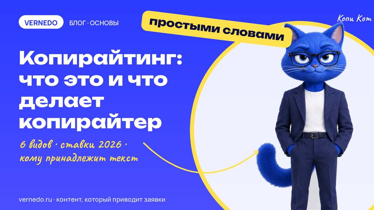 Обложка статьи «Копирайтинг - что это простыми словами и что делает копирайтер»